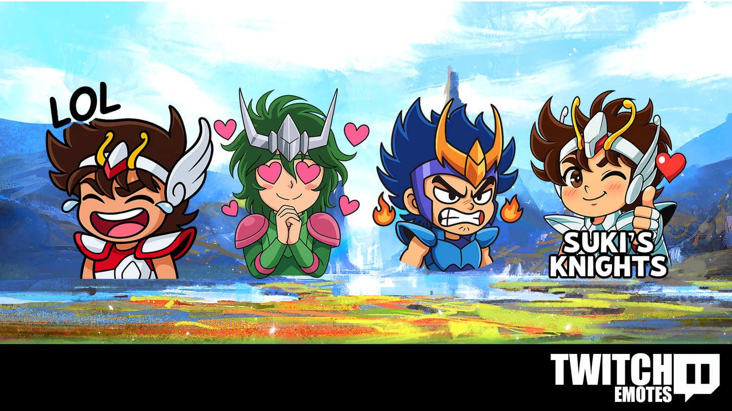 Legendary Knight Twitch Emotes