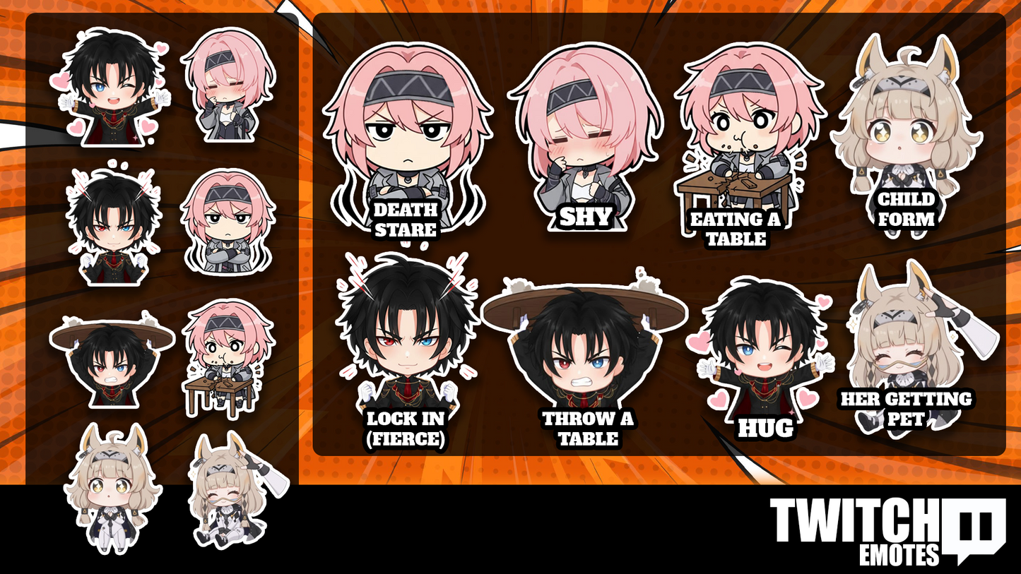 Wholesome Chaos Twitch Emotes