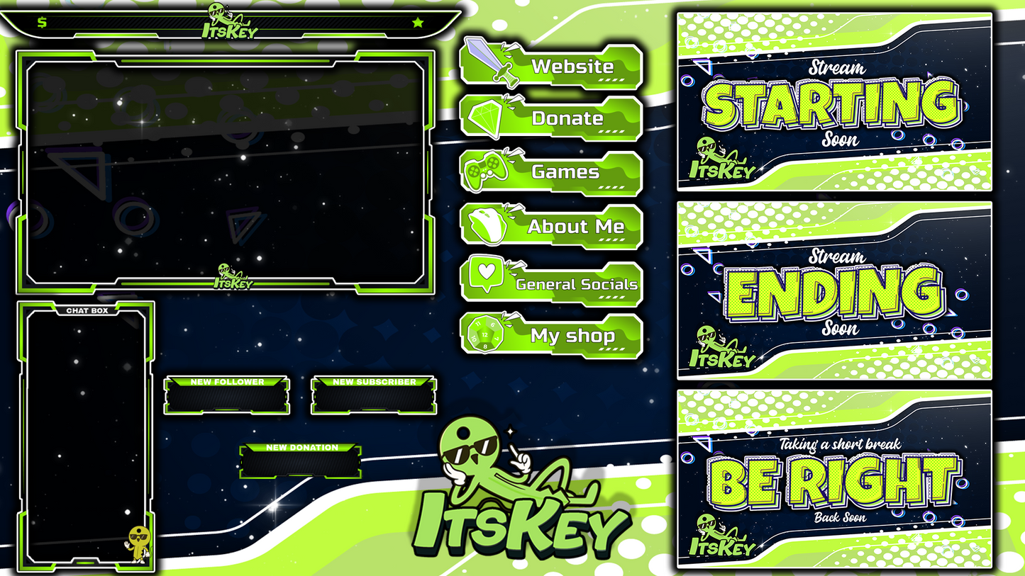 ItsKey Pro Gaming Overlay Pack