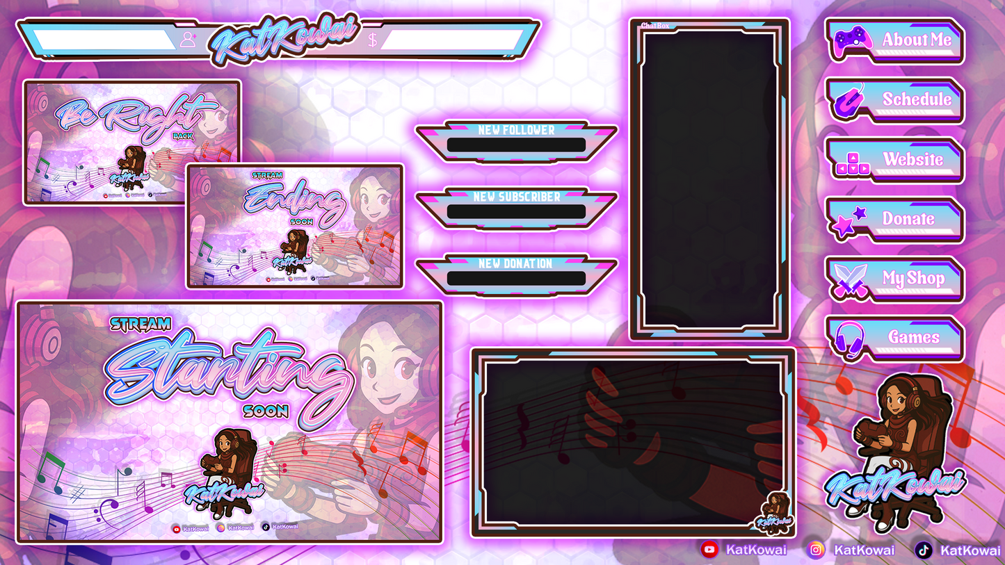 Melody Dreams Stream Overlay