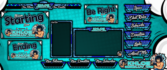 Blue Saiyan Gaming Overlay