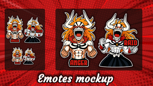 Raid & Rage Twitch Emotes