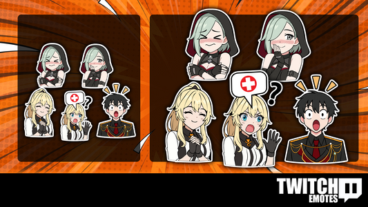 Cute Anime Streamer Emote