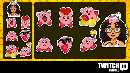 Cute Kirby Twitch Pack